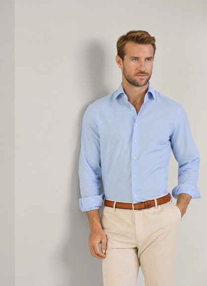 Tailored Fit Formal Pinstripe Shirt
