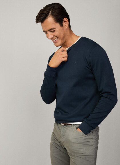 Double Knit Crew-Neck Sweat