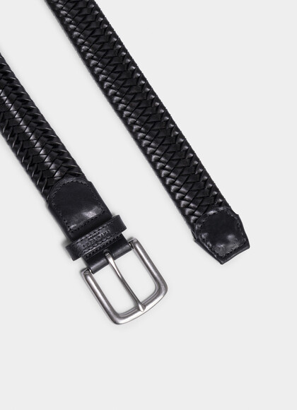 Braided Leather Belt