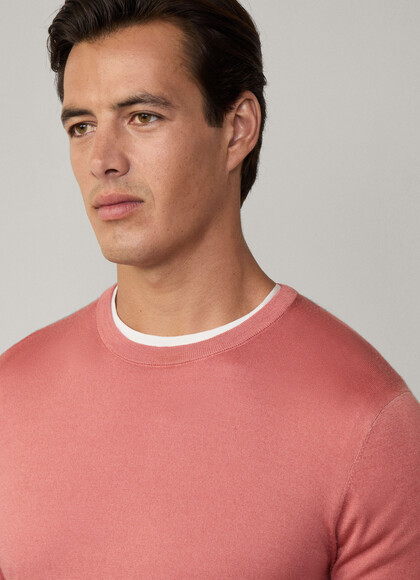 Merino-Silk Crew-Neck Jumper