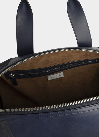 Suede Panel Holdall Bag