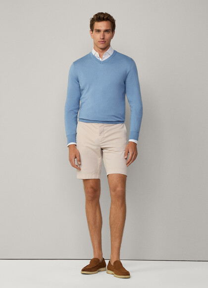 Merino-Silk V-Neck Jumper