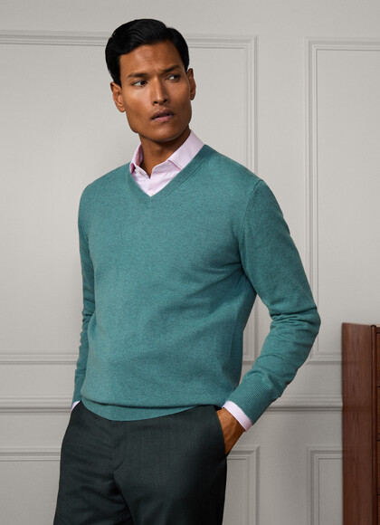 Pure Cashmere V-Neck Jumper