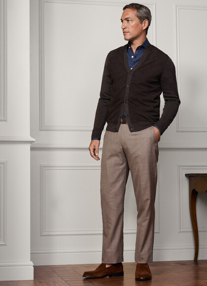 Classic Fit Sanderson Linen Trouser