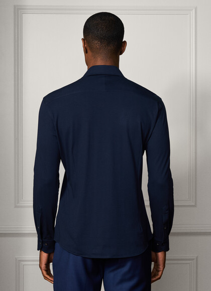 Tailored Fit 4 Way Flex Jersey Shirt