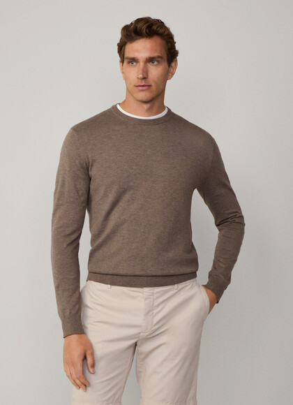 Cotton-Cashmere Crew-Neck Jumper