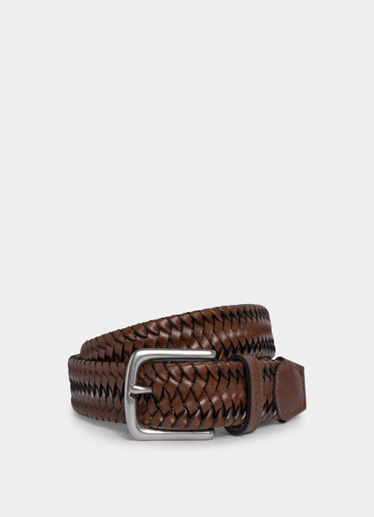 Braided Leather Belt