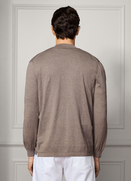 Cotton-Silk Fine Gauge Cardigan