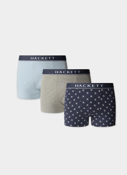 Three Pack Cotton Icon Logo Trunks