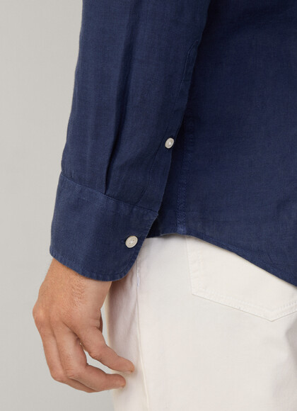 Tailored Fit Linen Kent Shirt