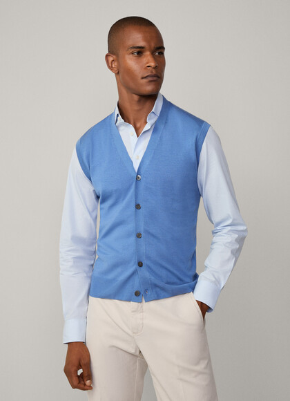 Merino Wool-Silk Vest