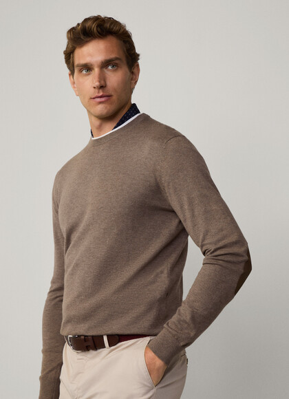 Cotton-Cashmere Crew-Neck Jumper