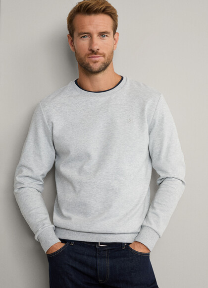 Double Knit Crew-Neck Sweat