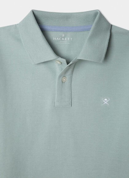 Slim Fit Short Sleeve Logo Polo