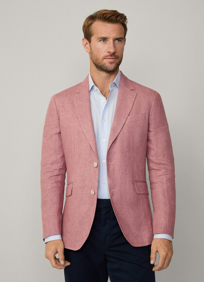 Linen Delave Hopsack Blazer
