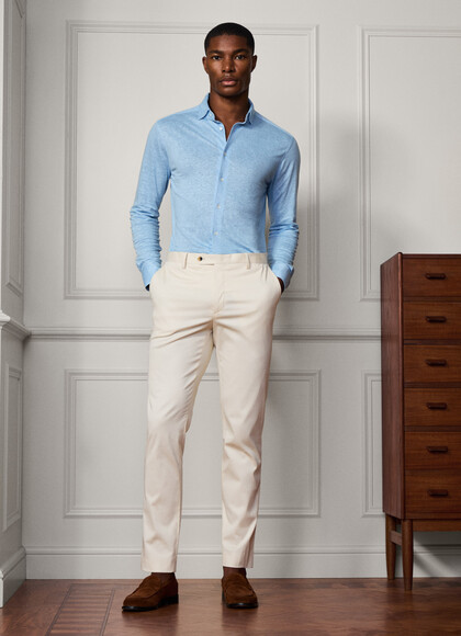 Classic Fit Long Sleeve Linen Shirt