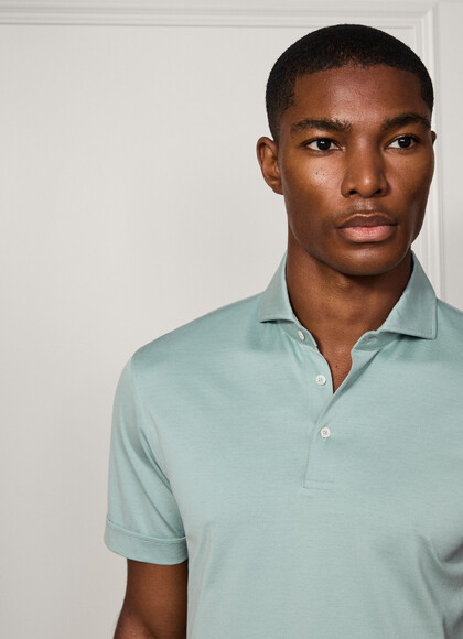 Classic Fit Short Sleeve Mercerised Polo