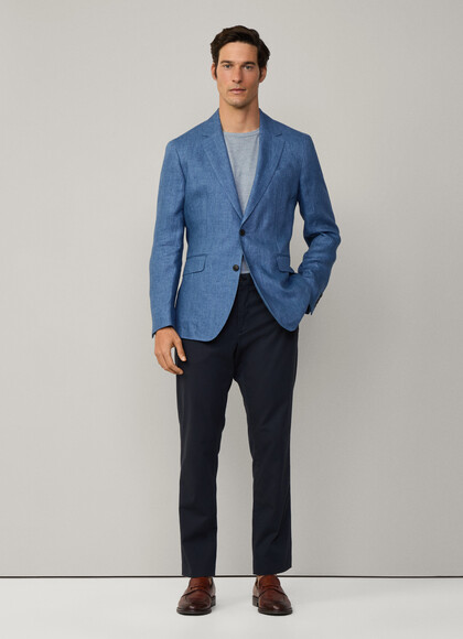 Linen Delave Hopsack Blazer