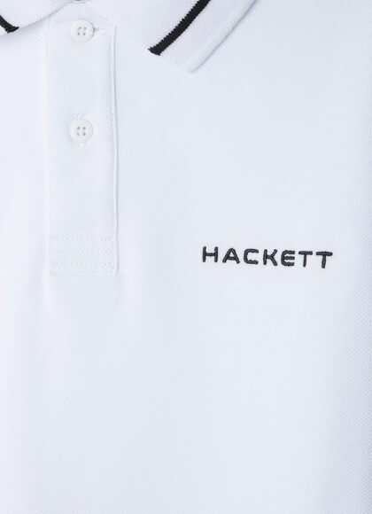 Slim Fit Short Sleeve Tipped Polo