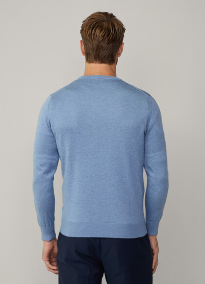 Cotton-Silk Crew-Neck Jumper