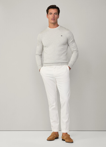 Cotton-Silk Crew-Neck Jumper