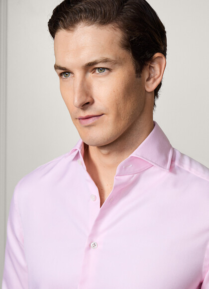 Tailored Fit Formal Plain Twill Shirt